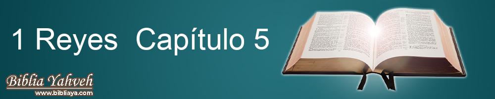 1 Reyes Capítulo 5 Nueva Biblia Latinoamericana de hoy