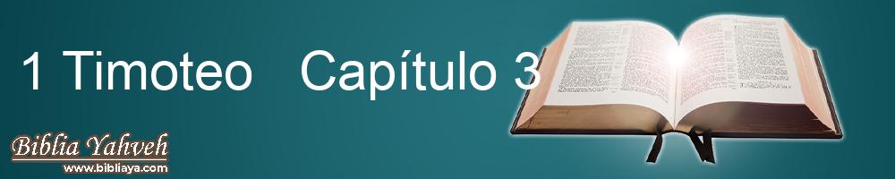 1 Timoteo  Capítulo 3 Nueva Biblia Latinoamericana de hoy