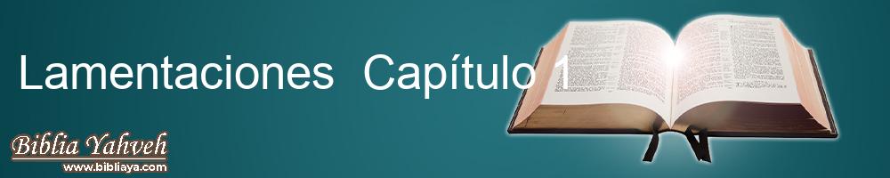 Lamentaciones Capítulo 1 Nueva Biblia Latinoamericana de hoy