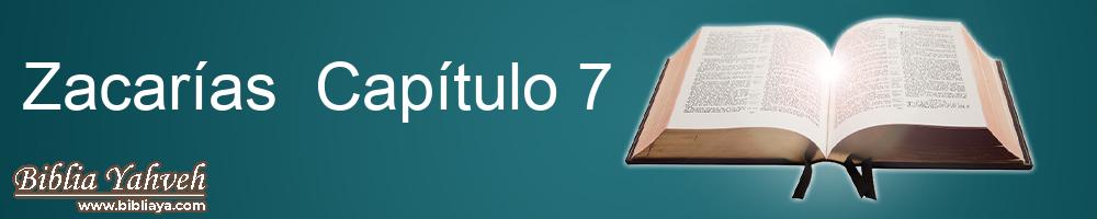 Zacarías Capítulo 7 Bible King James with Numbers Strong