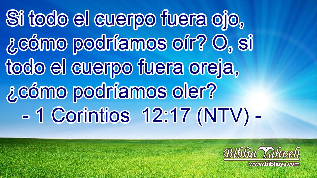 Si todo el cuerpo fuera ojo, ¿cómo podríamos oír? O, si todo el cuerpo fuera oreja, ¿cómo podríamos oler?