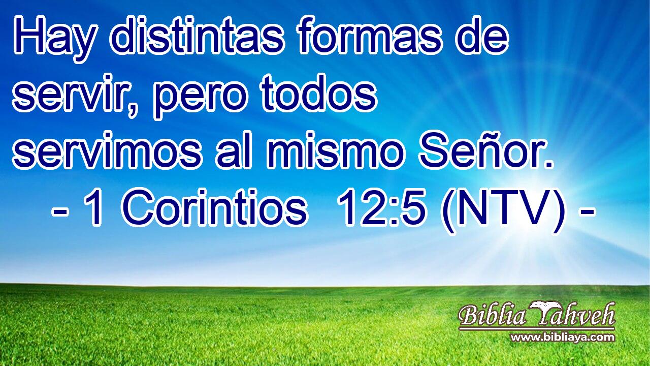 Hay distintas formas de servir, pero todos servimos al mismo Señor.