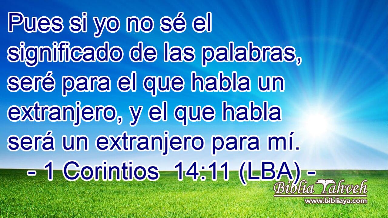 Pues si yo no sé el significado de las palabras, seré para el que habla un extranjero, y el que habla será un extranjero para mí.