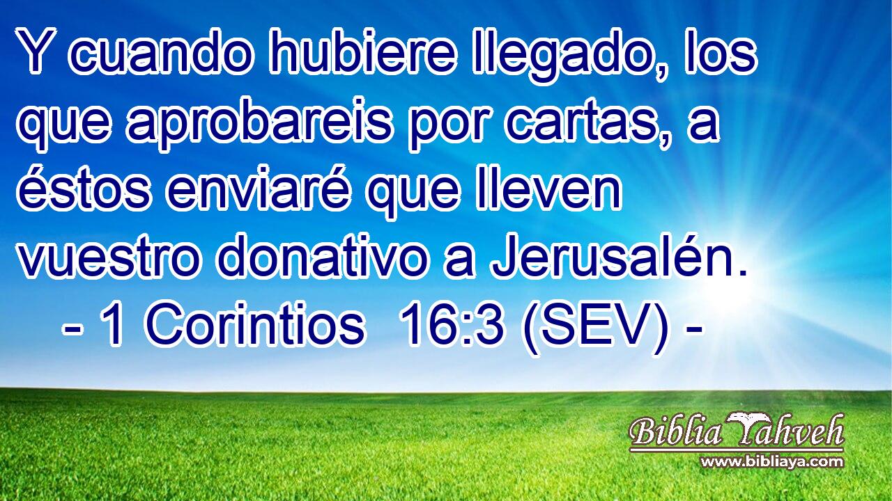 Y cuando hubiere llegado, los que aprobareis por cartas, a éstos enviaré que lleven vuestro donativo a Jerusalén.