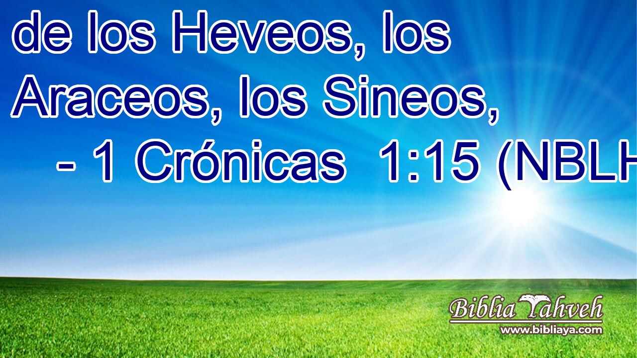  de los Heveos, los Araceos, los Sineos, 
