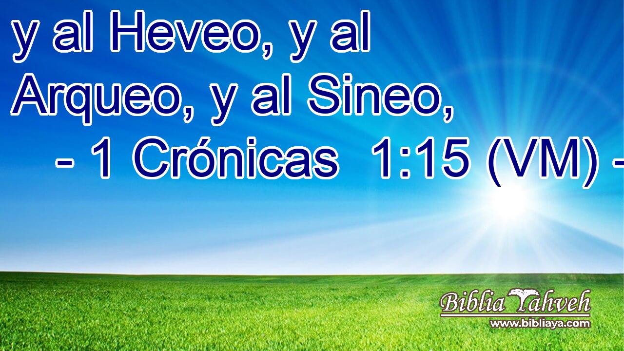  y al Heveo, y al Arqueo, y al Sineo, 