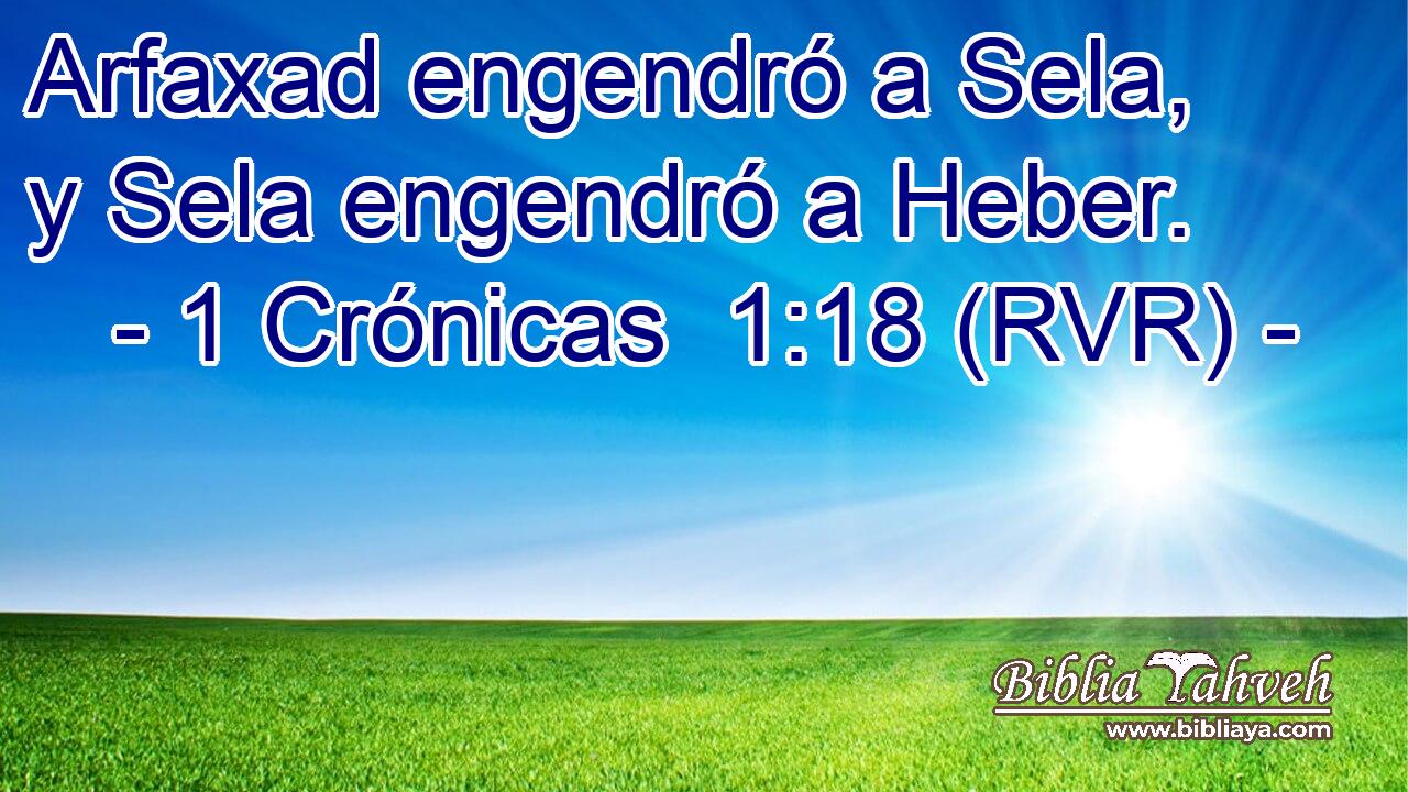 Arfaxad engendró a Sela, y Sela engendró a Heber.