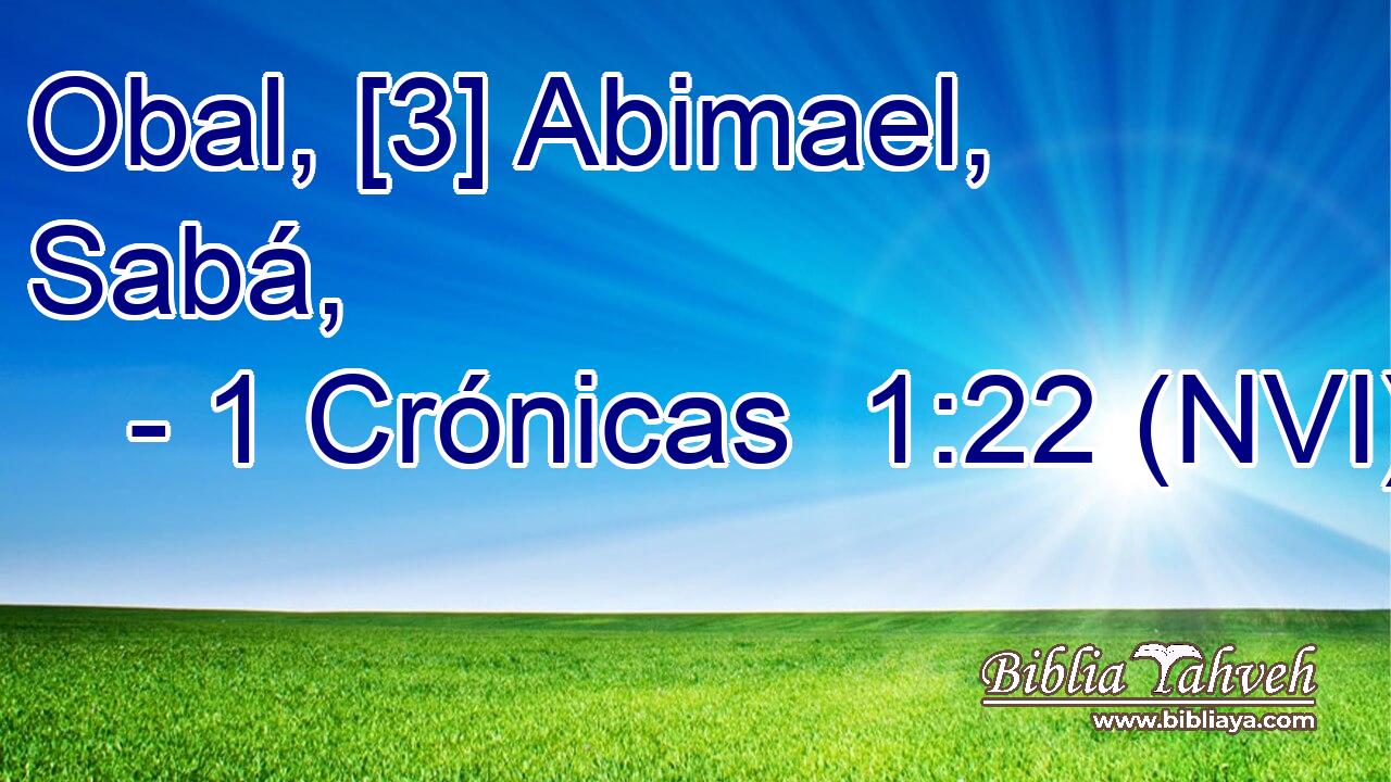  Obal, [3] Abimael, Sabá, 