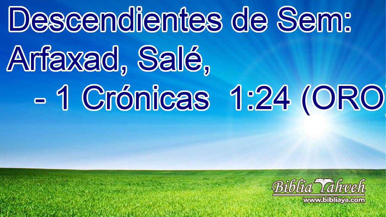 Descendientes de Sem: Arfaxad, Salé, 