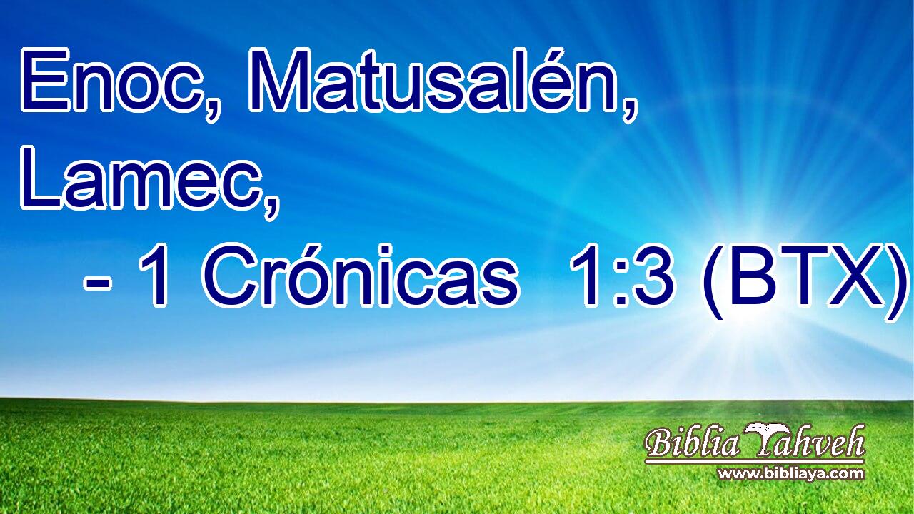 Enoc, Matusalén, Lamec,