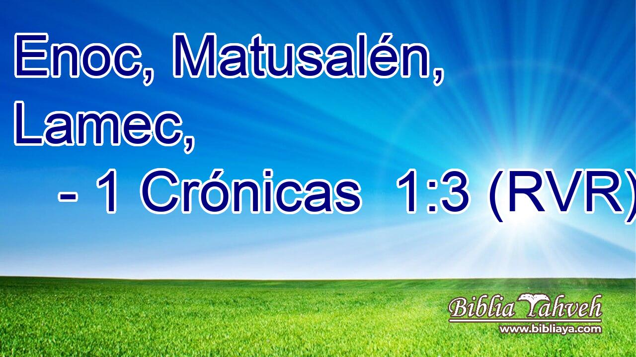 Enoc, Matusalén, Lamec,