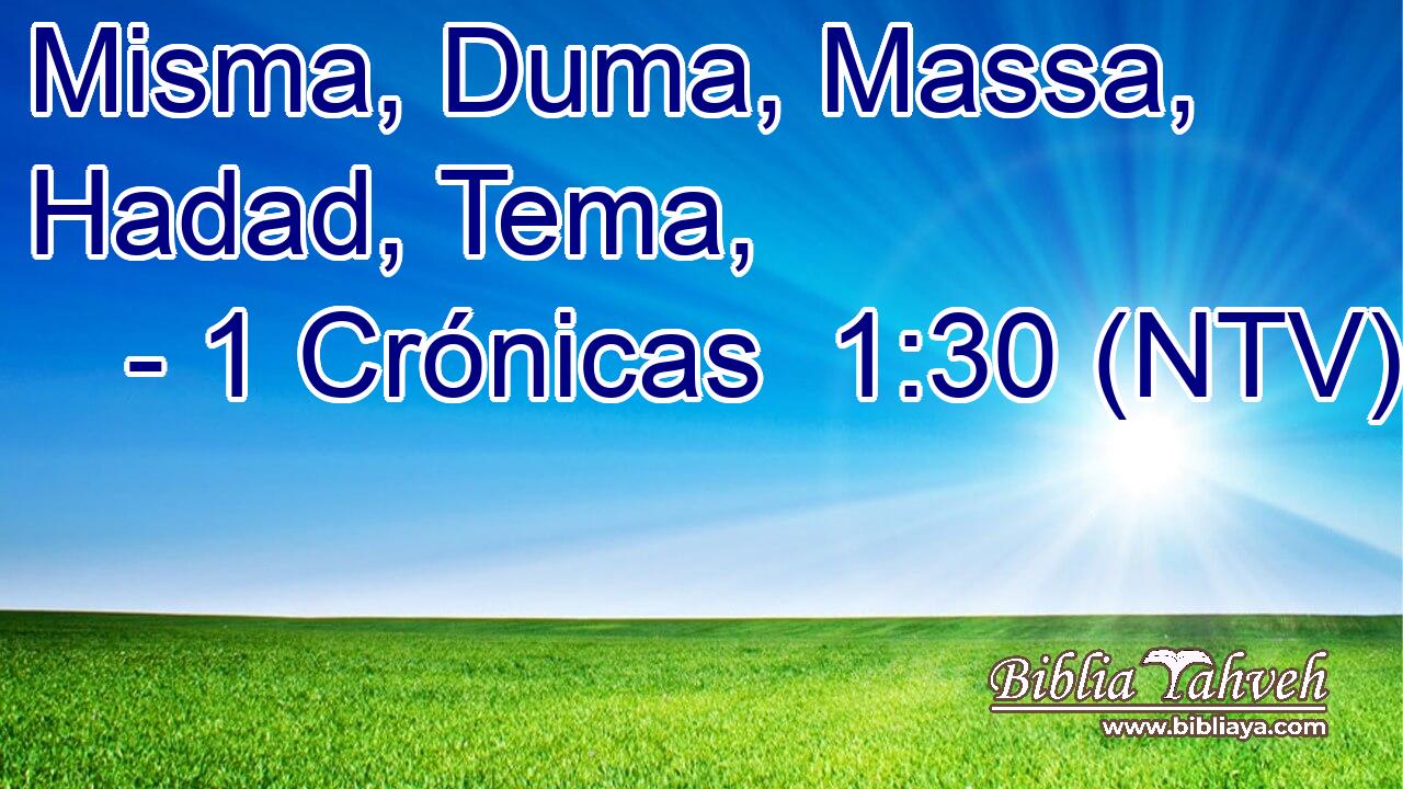 Misma, Duma, Massa, Hadad, Tema,