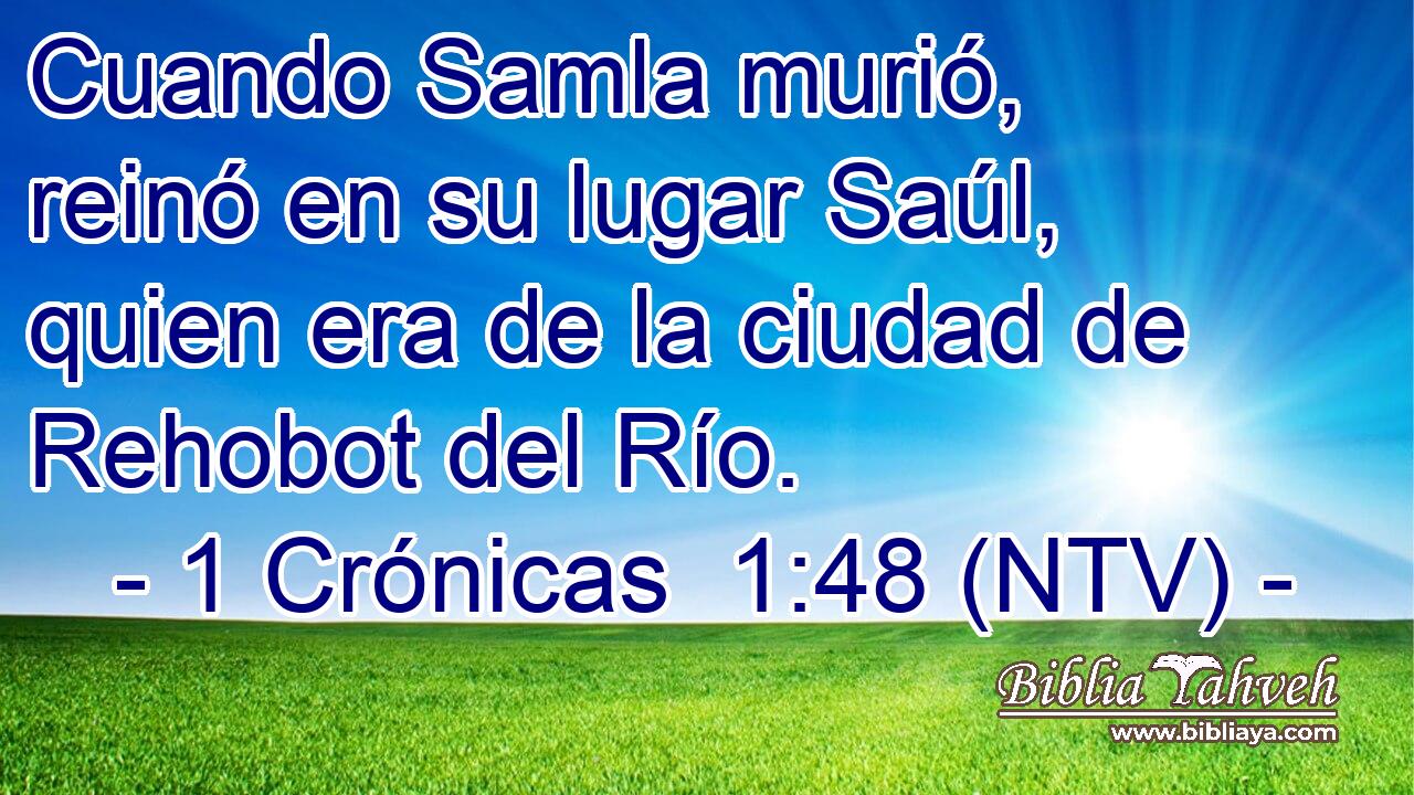 Cuando Samla murió, reinó en su lugar Saúl, quien era de la ciudad de Rehobot del Río.