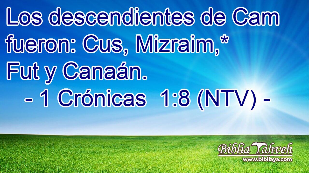 Los descendientes de Cam fueron: Cus, Mizraim,* Fut y Canaán.
