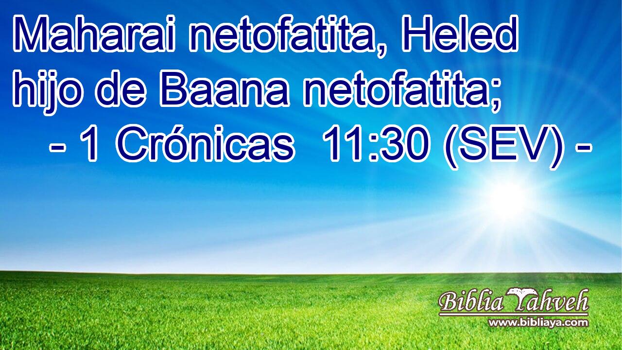 Maharai netofatita, Heled hijo de Baana netofatita;