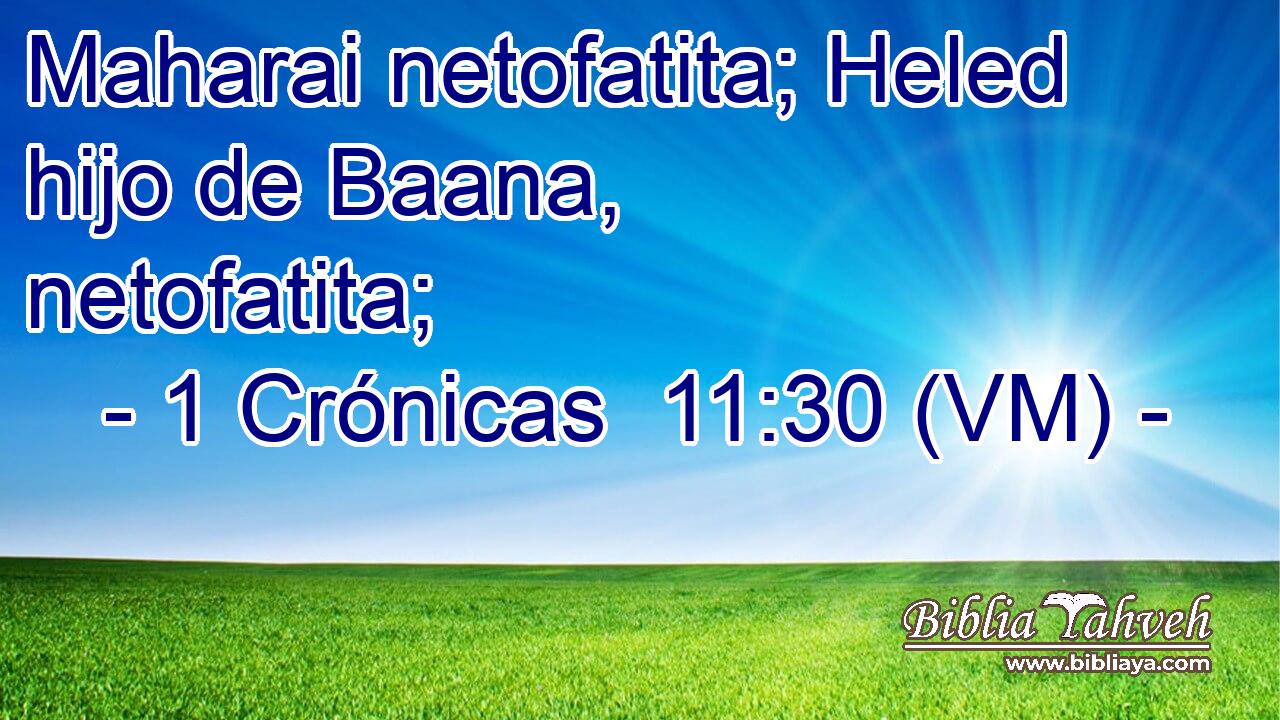  Maharai netofatita; Heled hijo de Baana, netofatita; 