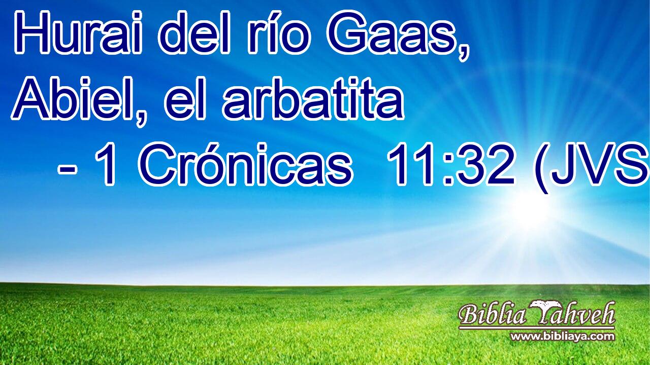 Hurai del río Gaas, Abiel, el arbatita