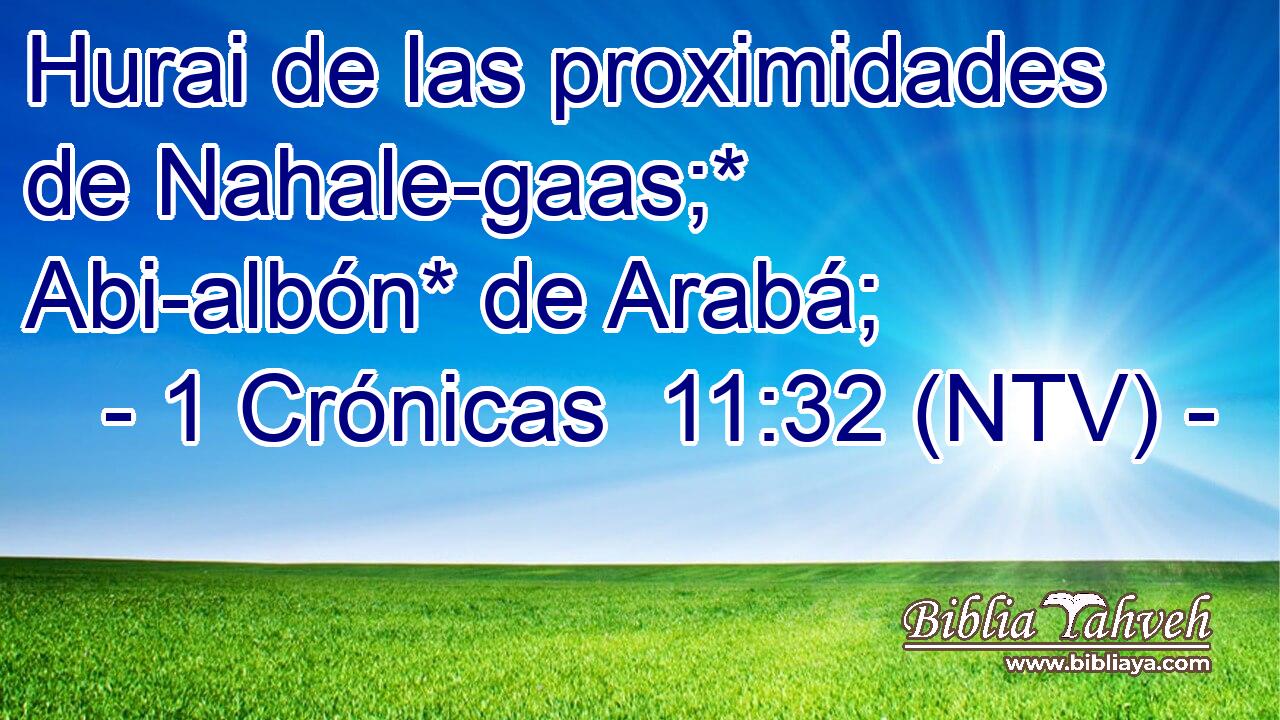 Hurai de las proximidades de Nahale-gaas;* Abi-albón* de Arabá;