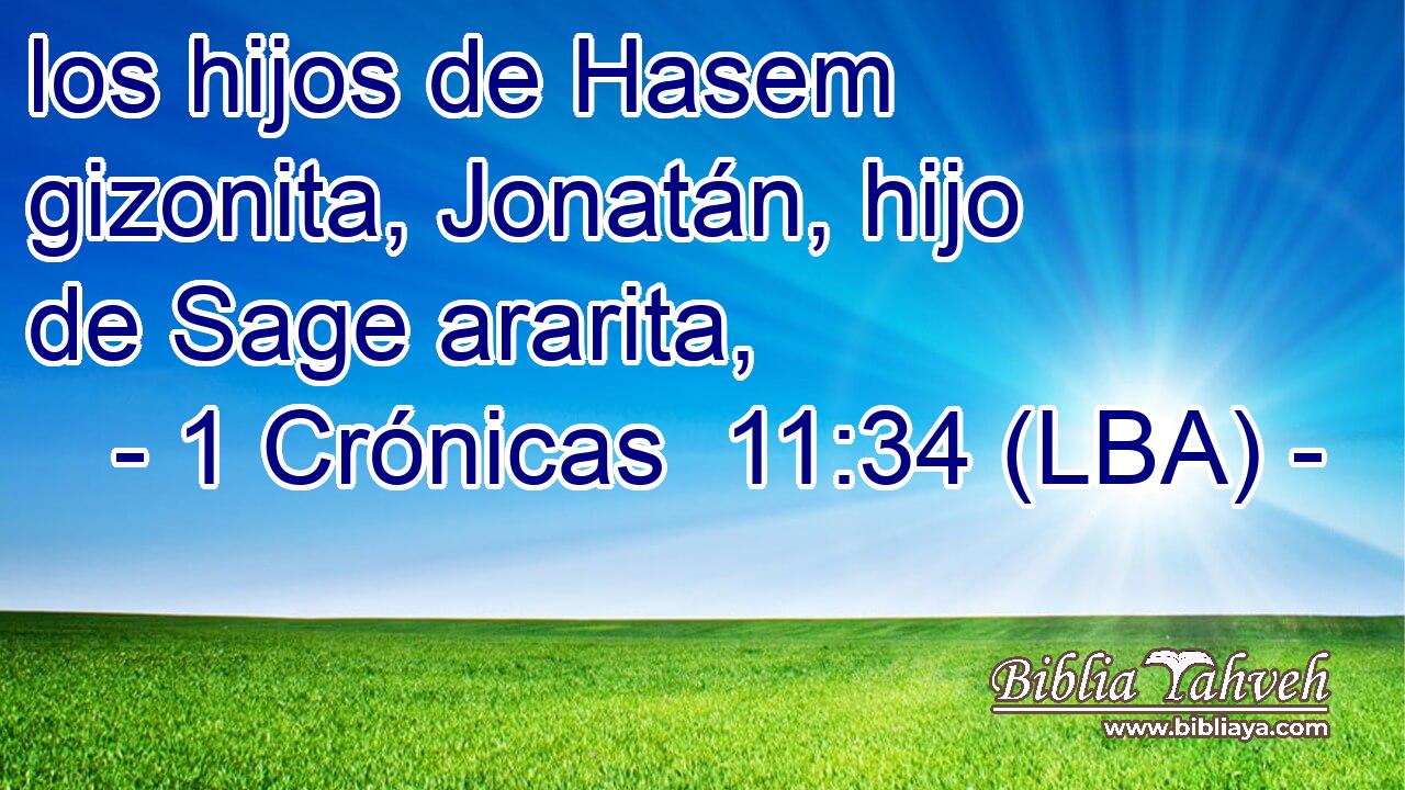 los hijos de Hasem gizonita, Jonatán, hijo de Sage ararita,
