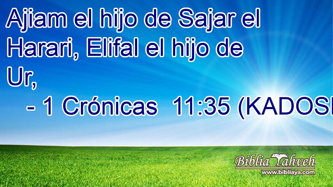  Ajiam el hijo de Sajar el Harari, Elifal el hijo de Ur, 