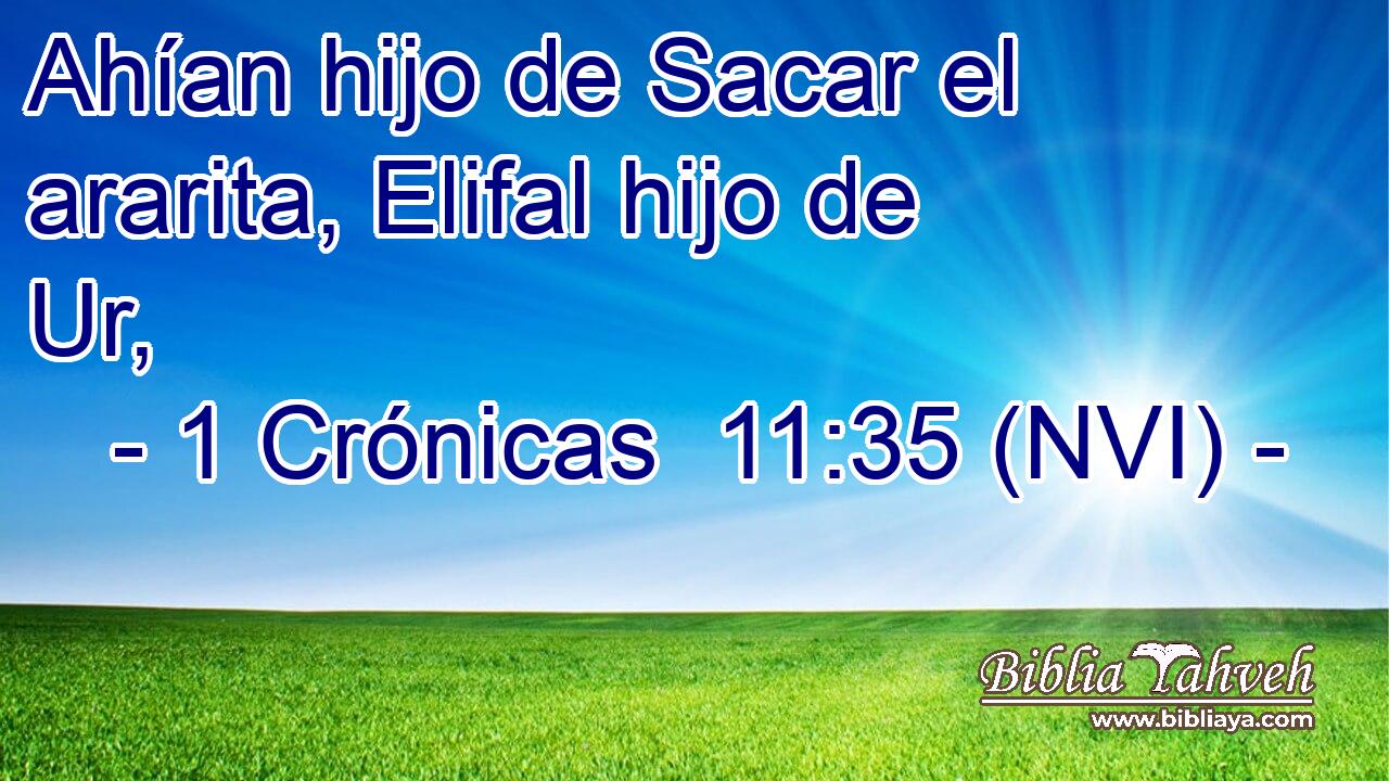  Ahían hijo de Sacar el ararita, Elifal hijo de Ur, 