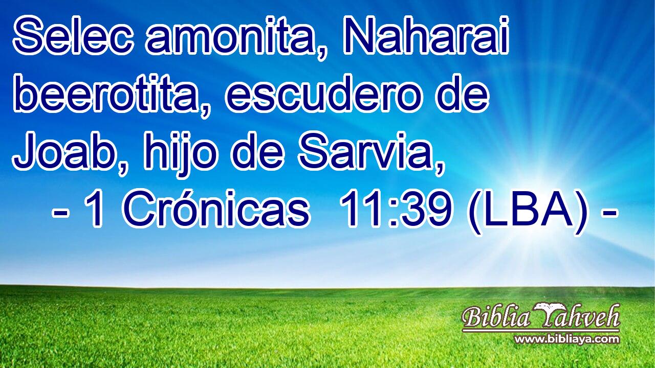 Selec amonita, Naharai beerotita, escudero de Joab, hijo de Sarvia,