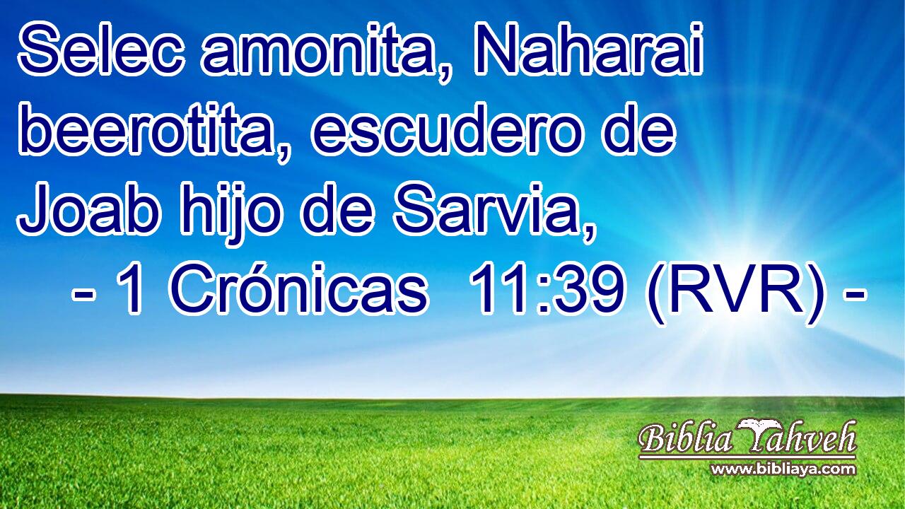 Selec amonita, Naharai beerotita, escudero de Joab hijo de Sarvia,