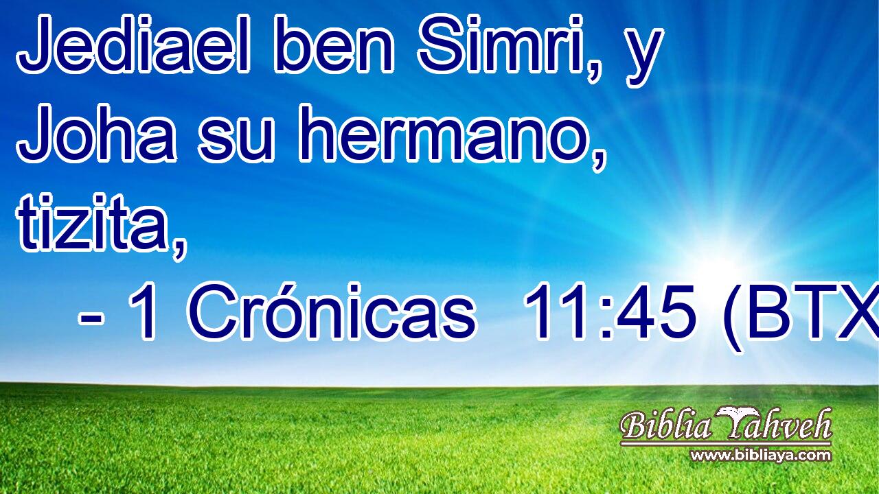 Jediael ben Simri, y Joha su hermano, tizita,
