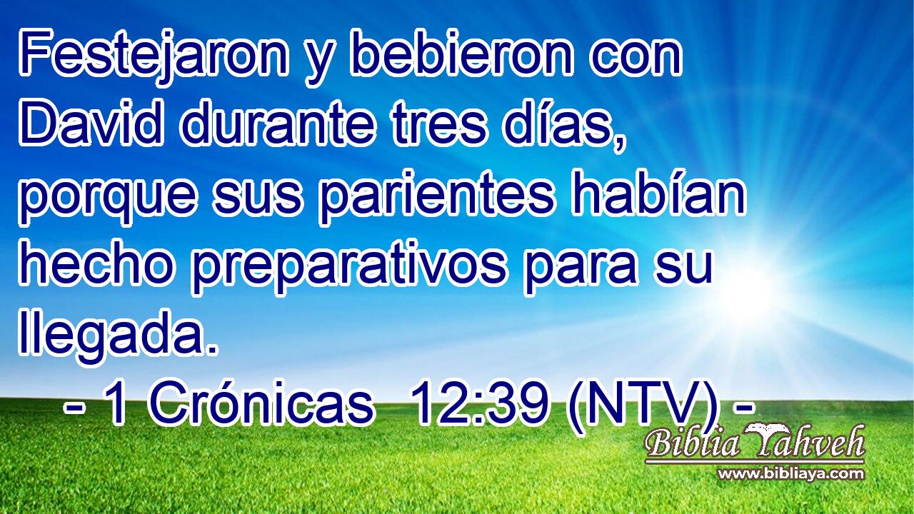 Festejaron y bebieron con David durante tres días, porque sus parientes habían hecho preparativos para su llegada.