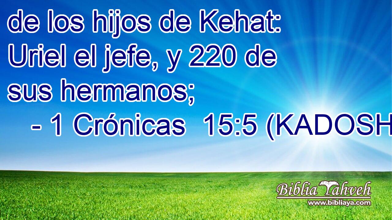  de los hijos de Kehat: Uriel el jefe, y 220 de sus hermanos; 