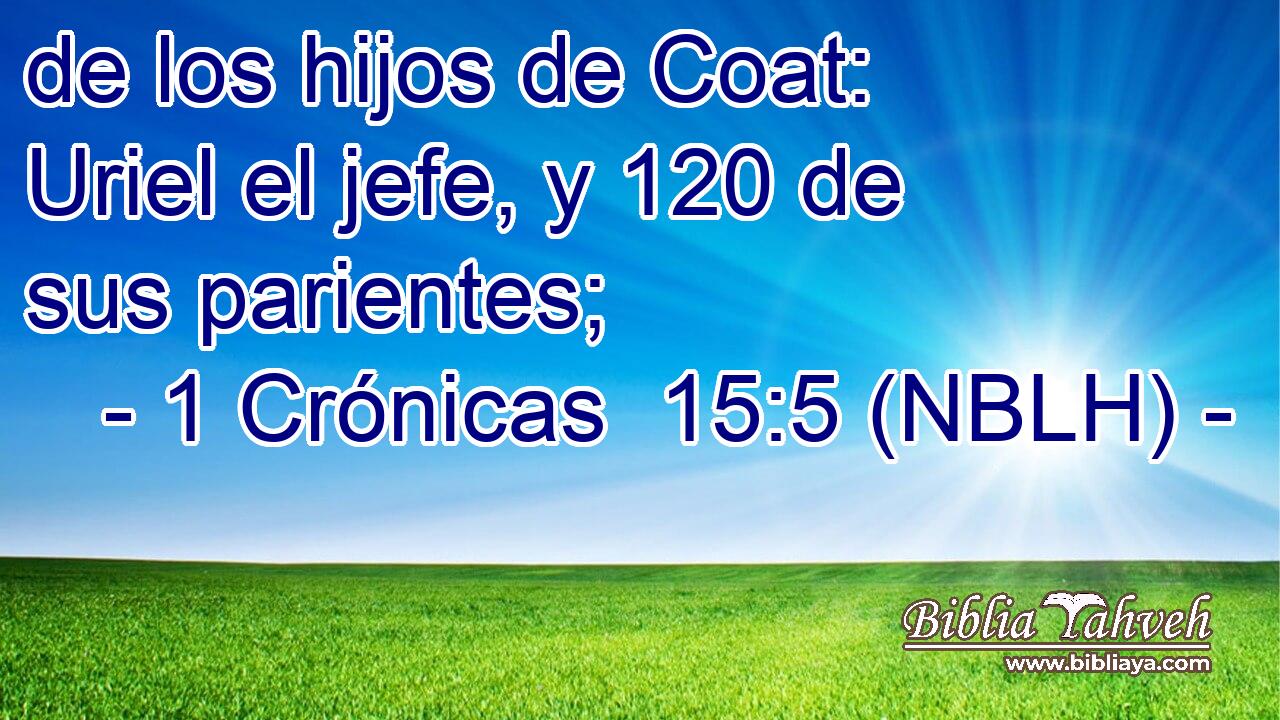 de los hijos de Coat: Uriel el jefe, y 120 de sus parientes; 