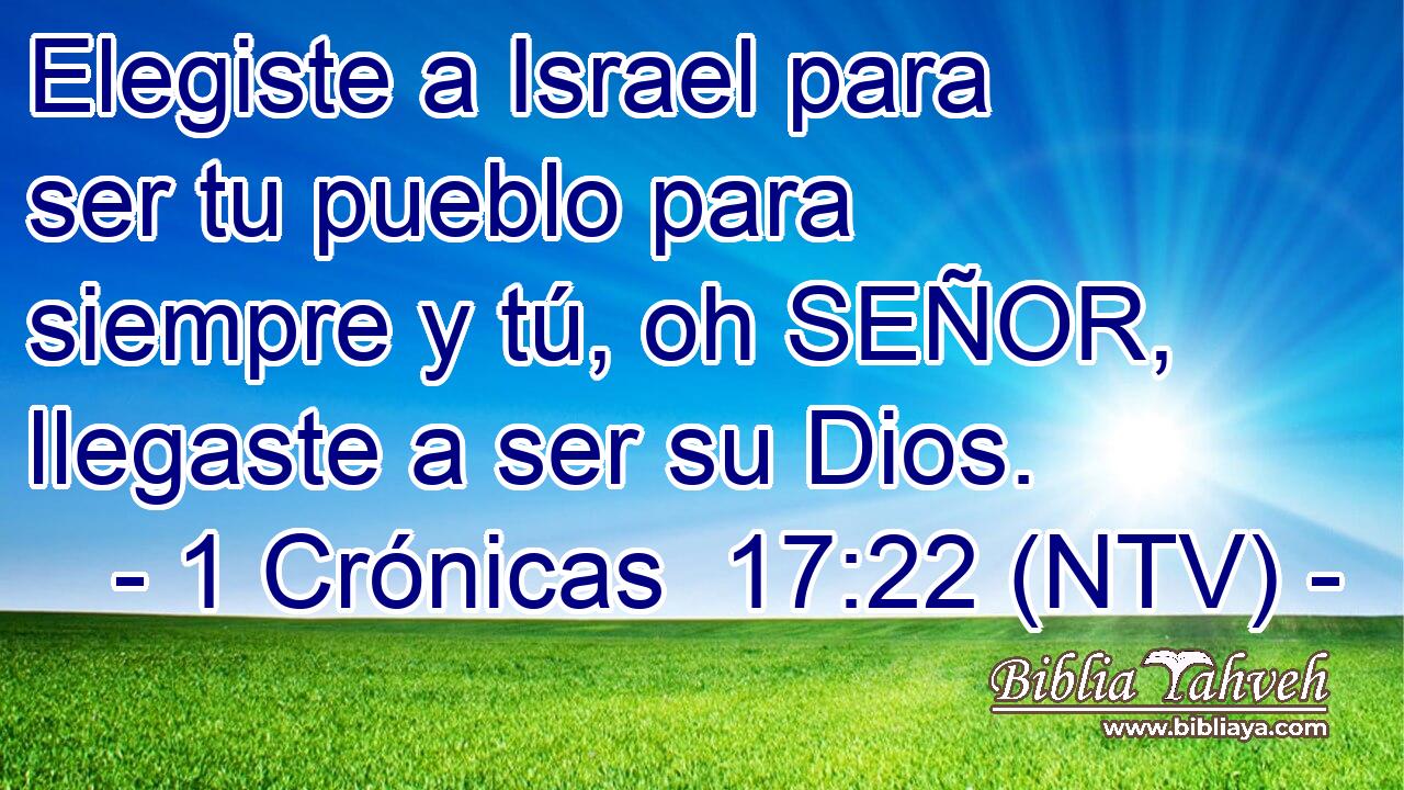 Elegiste a Israel para ser tu pueblo para siempre y tú, oh SEÑOR, llegaste a ser su Dios.