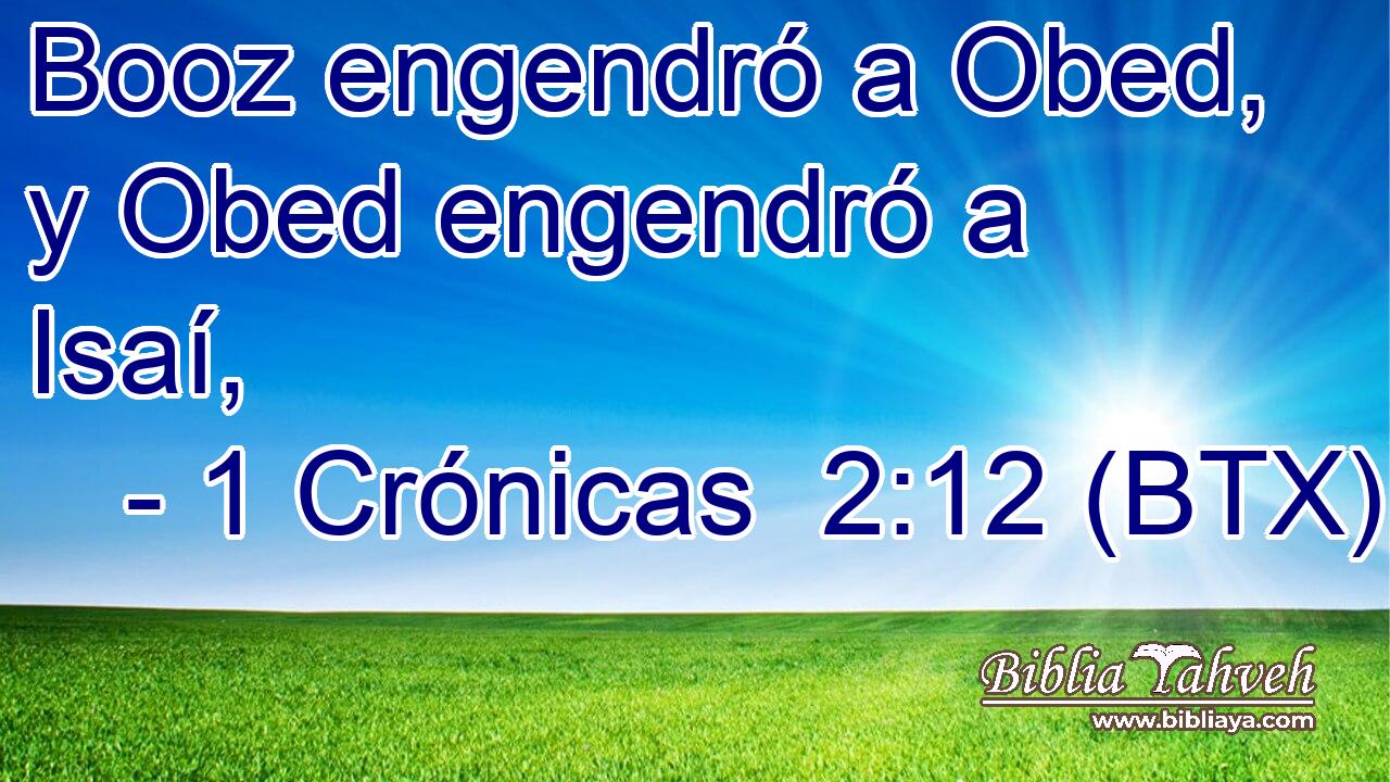 Booz engendró a Obed, y Obed engendró a Isaí,