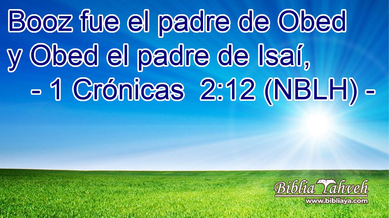 Booz fue el padre de Obed y Obed el padre de Isaí, 
