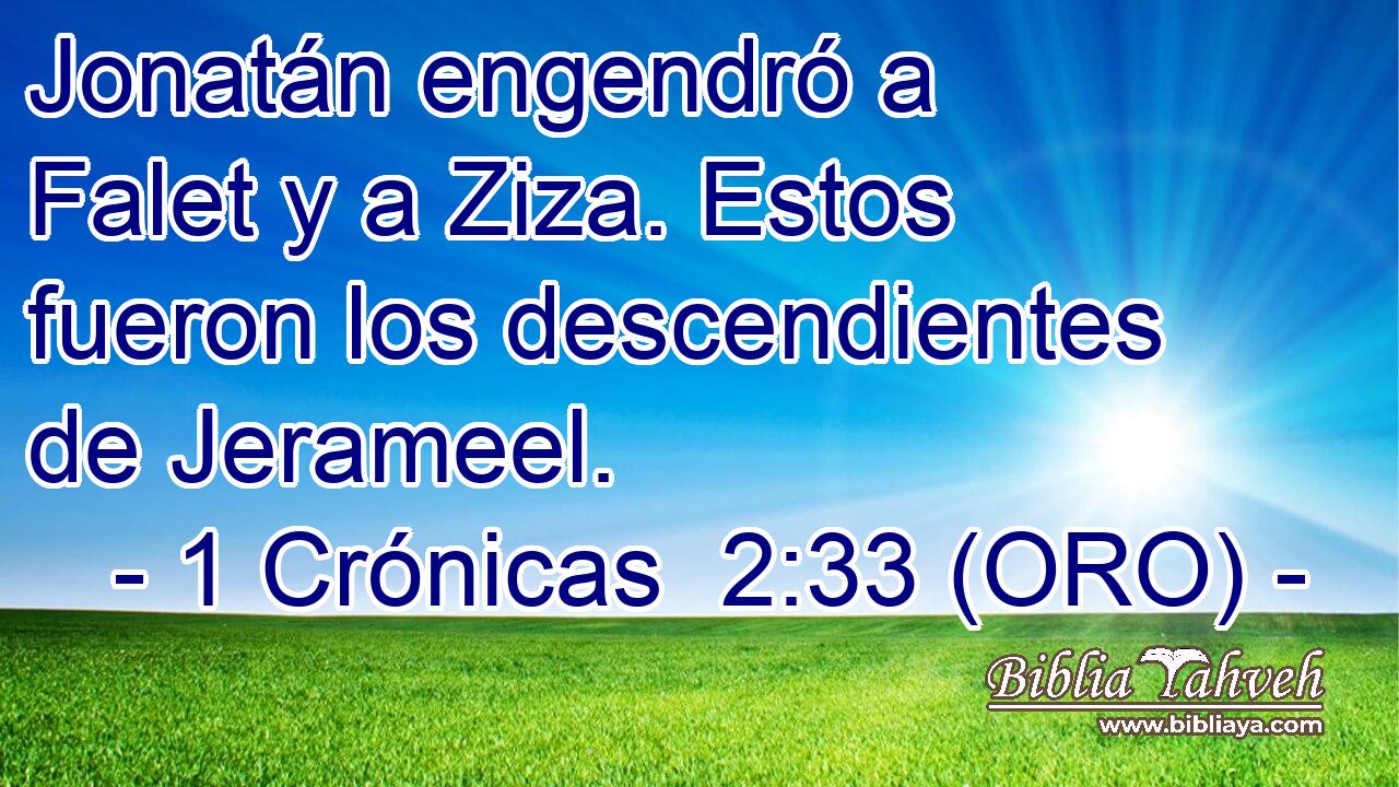  Jonatán engendró a Falet y a Ziza. Estos fueron los descendientes de Jerameel. 
