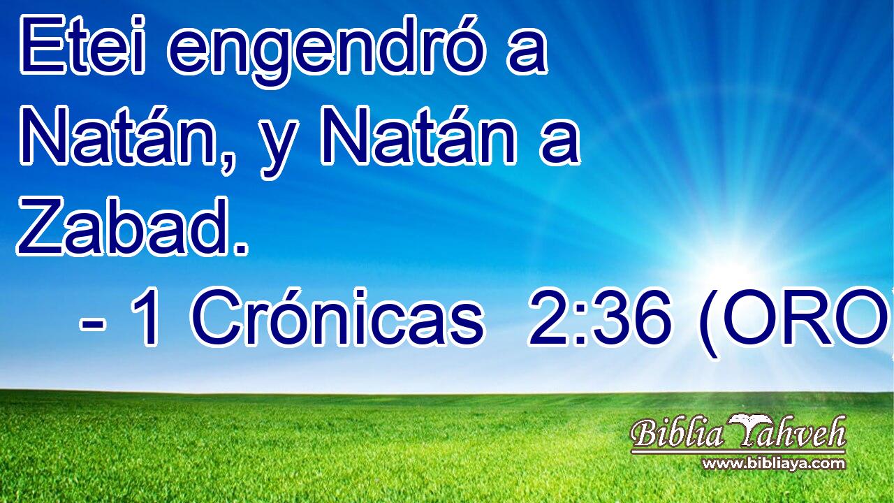  Etei engendró a Natán, y Natán a Zabad. 