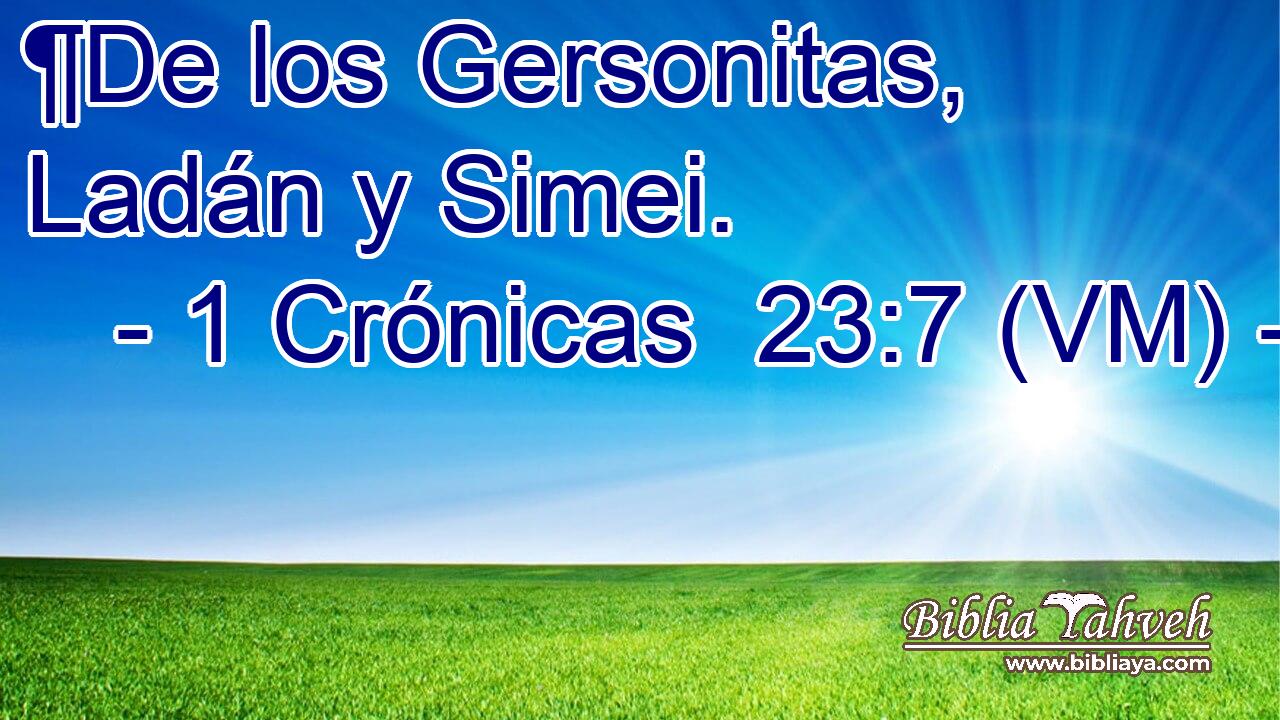  ¶De los Gersonitas, Ladán y Simei. 