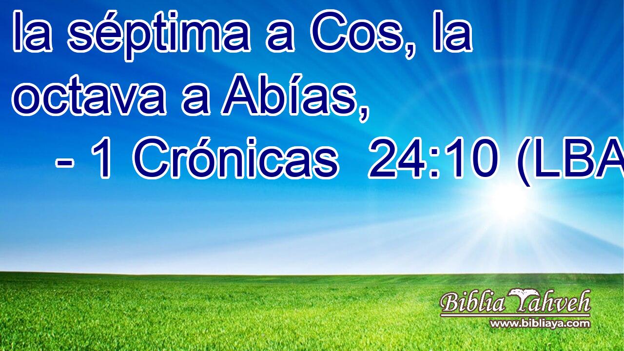 la séptima a Cos, la octava a Abías,