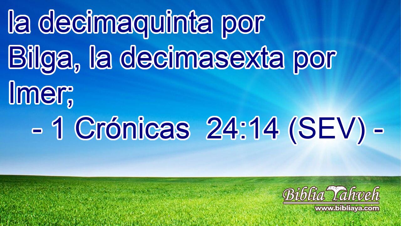 la decimaquinta por Bilga, la decimasexta por Imer;