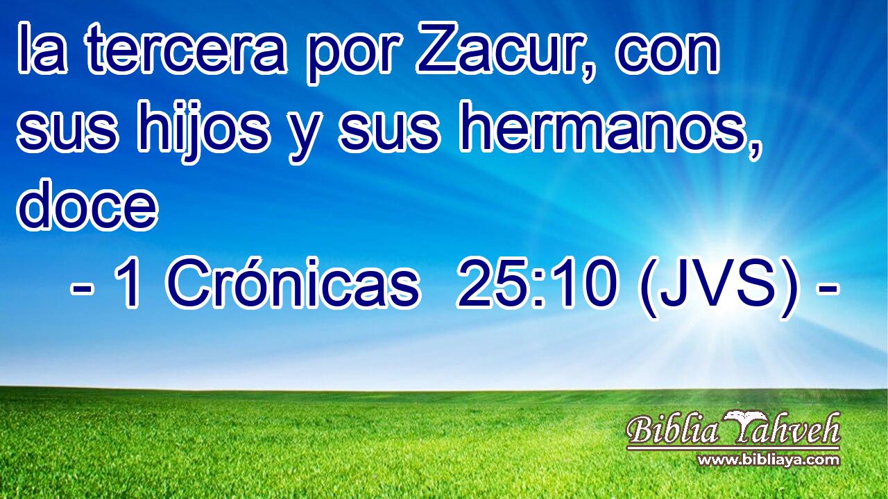 la tercera por Zacur, con sus hijos y sus hermanos, doce