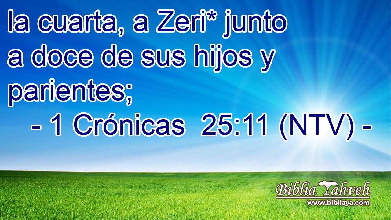 la cuarta, a Zeri* junto a doce de sus hijos y parientes;