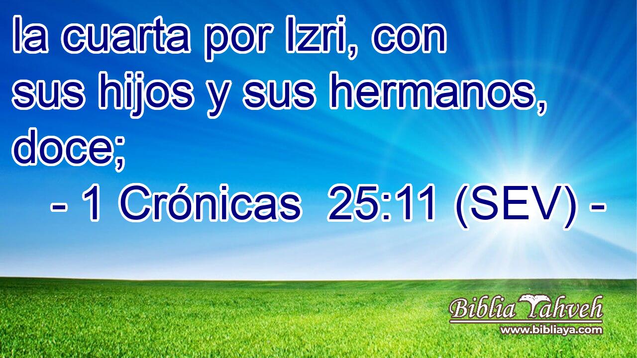 la cuarta por Izri, con sus hijos y sus hermanos, doce;
