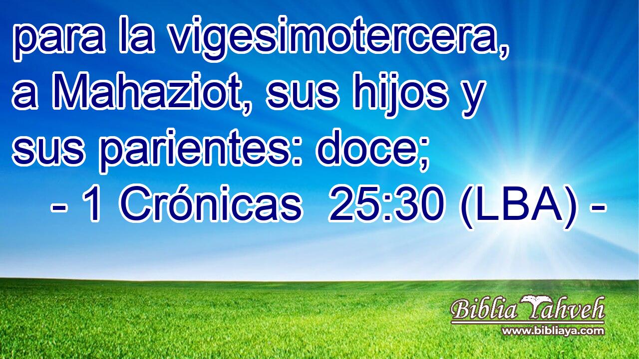 para la vigesimotercera, a Mahaziot, sus hijos y sus parientes: doce;