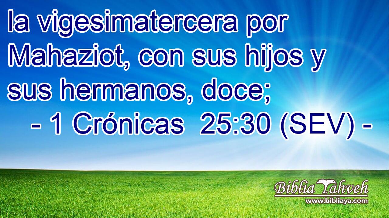 la vigesimatercera por Mahaziot, con sus hijos y sus hermanos, doce;