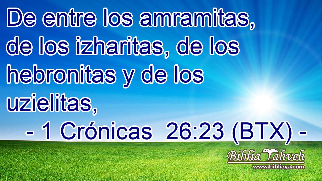 De entre los amramitas, de los izharitas, de los hebronitas y de los uzielitas,
