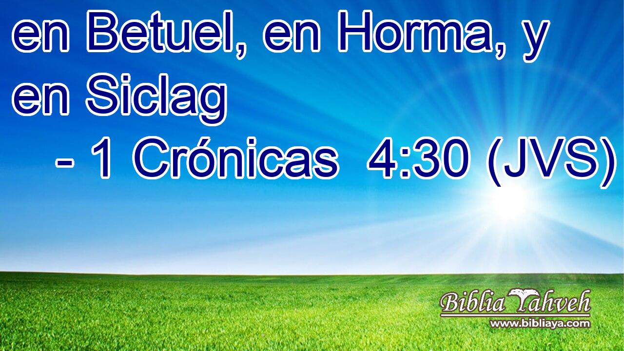 en Betuel, en Horma, y en Siclag