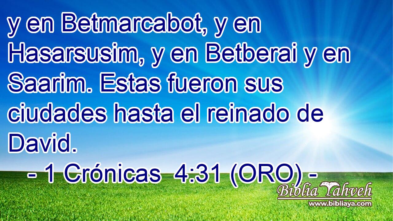  y en Betmarcabot, y en Hasarsusim, y en Betberai y en Saarim. Estas fueron sus ciudades hasta el reinado de David. 