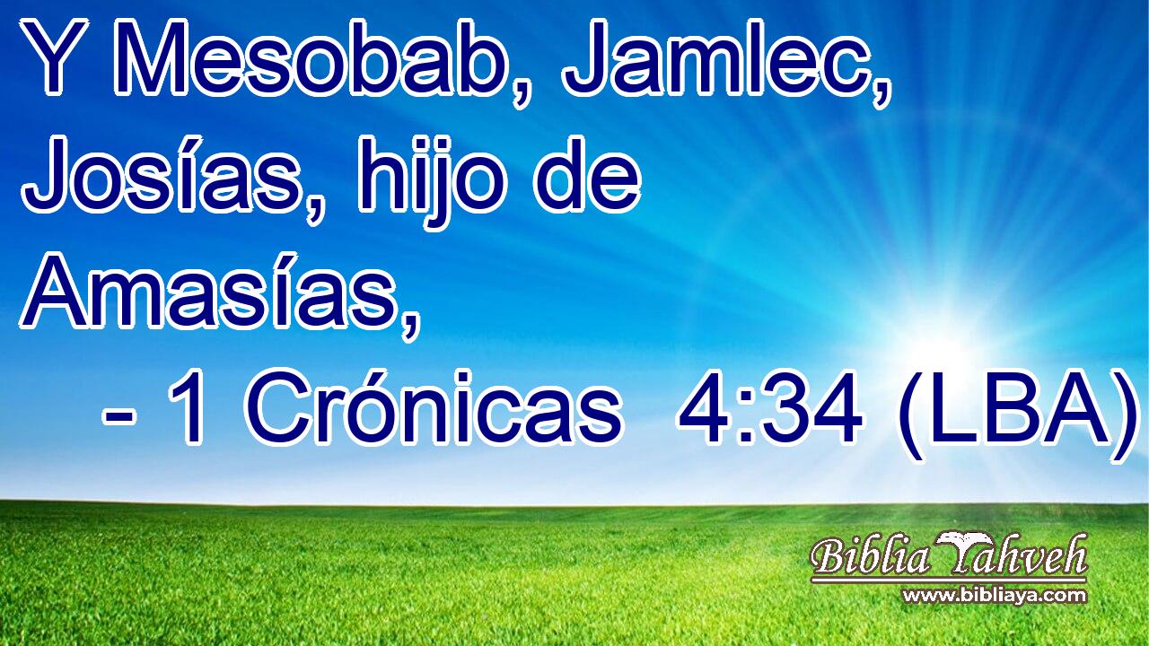 Y Mesobab, Jamlec, Josías, hijo de Amasías,