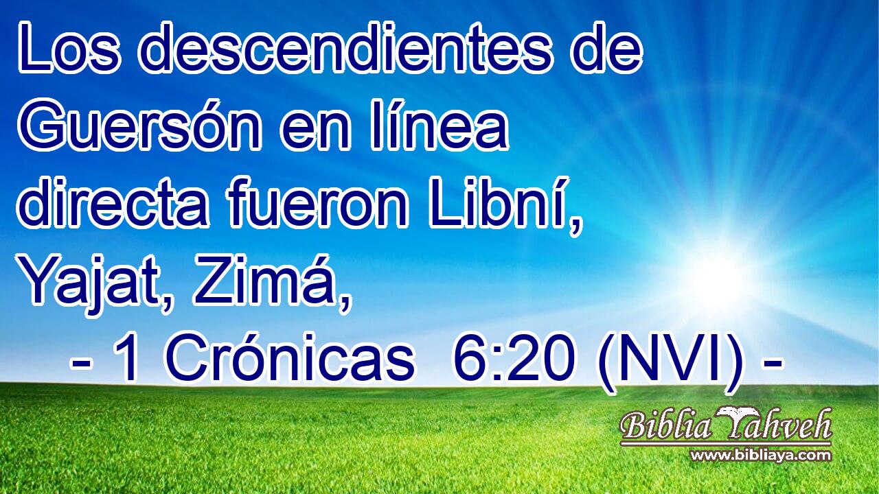  Los descendientes de Guersón en línea directa fueron Libní, Yajat, Zimá, 