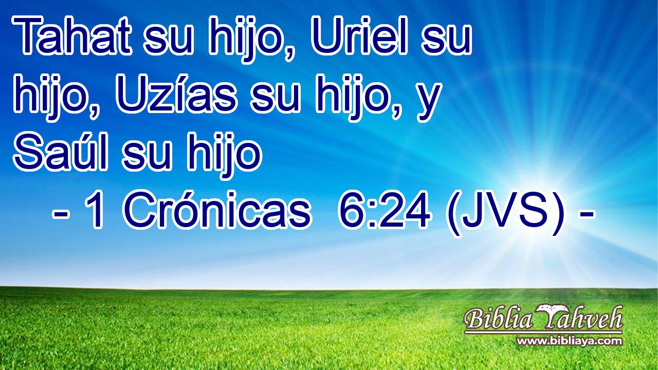 Tahat su hijo, Uriel su hijo, Uzías su hijo, y Saúl su hijo